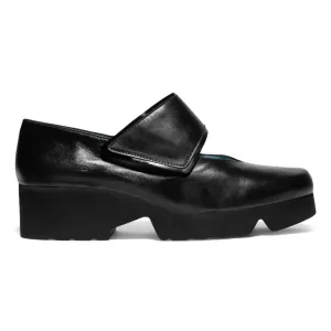 Thierry Rabotin Women's Davis Black Nappa/Black Patent Leather evening run