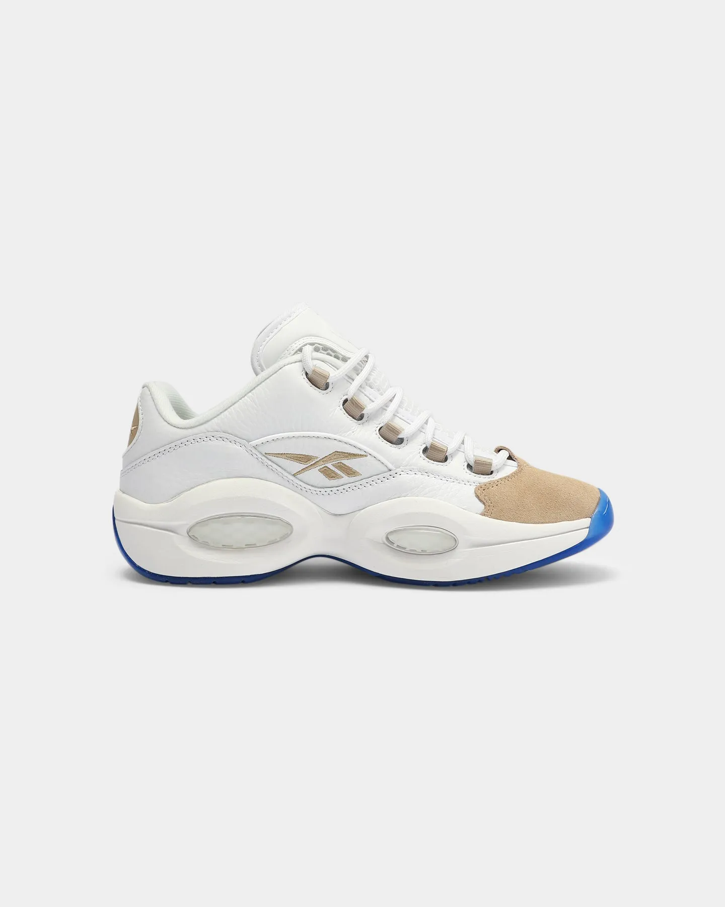Reebok Question Low White/White/Sand Shockproof Global Fit