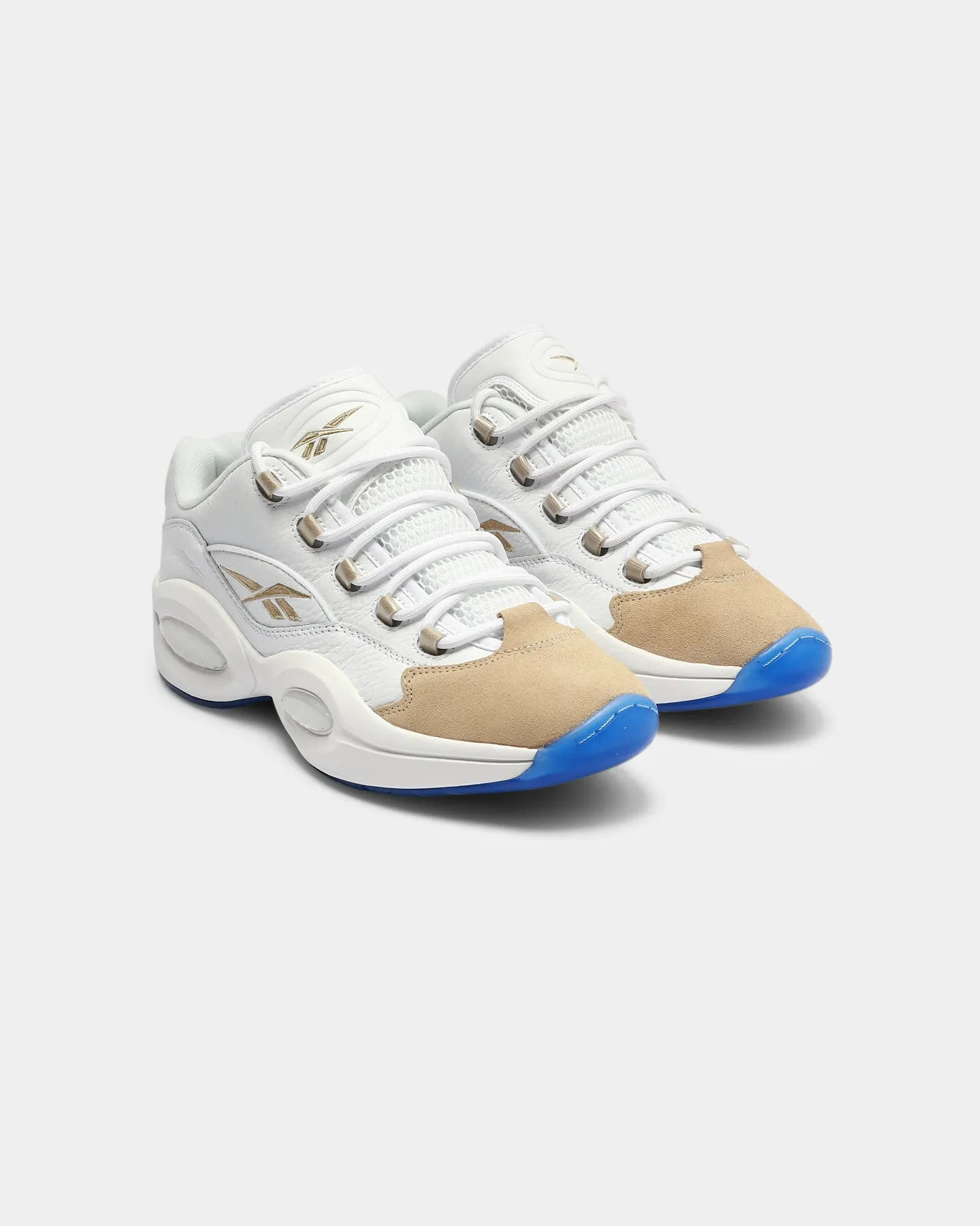 Reebok Question Low White/White/Sand Muscle Aid Fight Mode