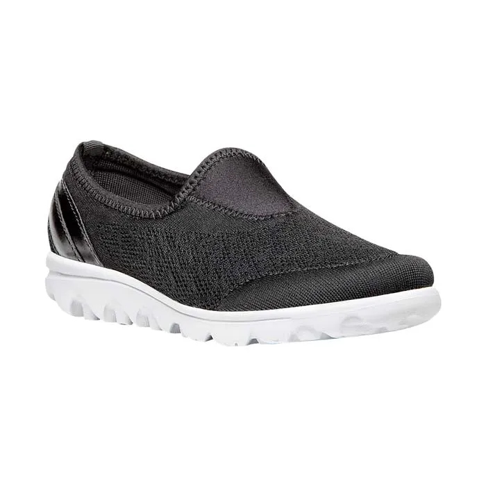 Quick Travel Pet Pace Womens Propet Travelactiv Slip-On in Black