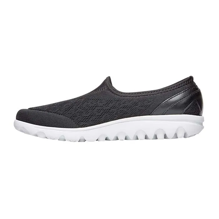 Womens Propet Travelactiv Slip-On in Black Warm Liner Urban Adventure
