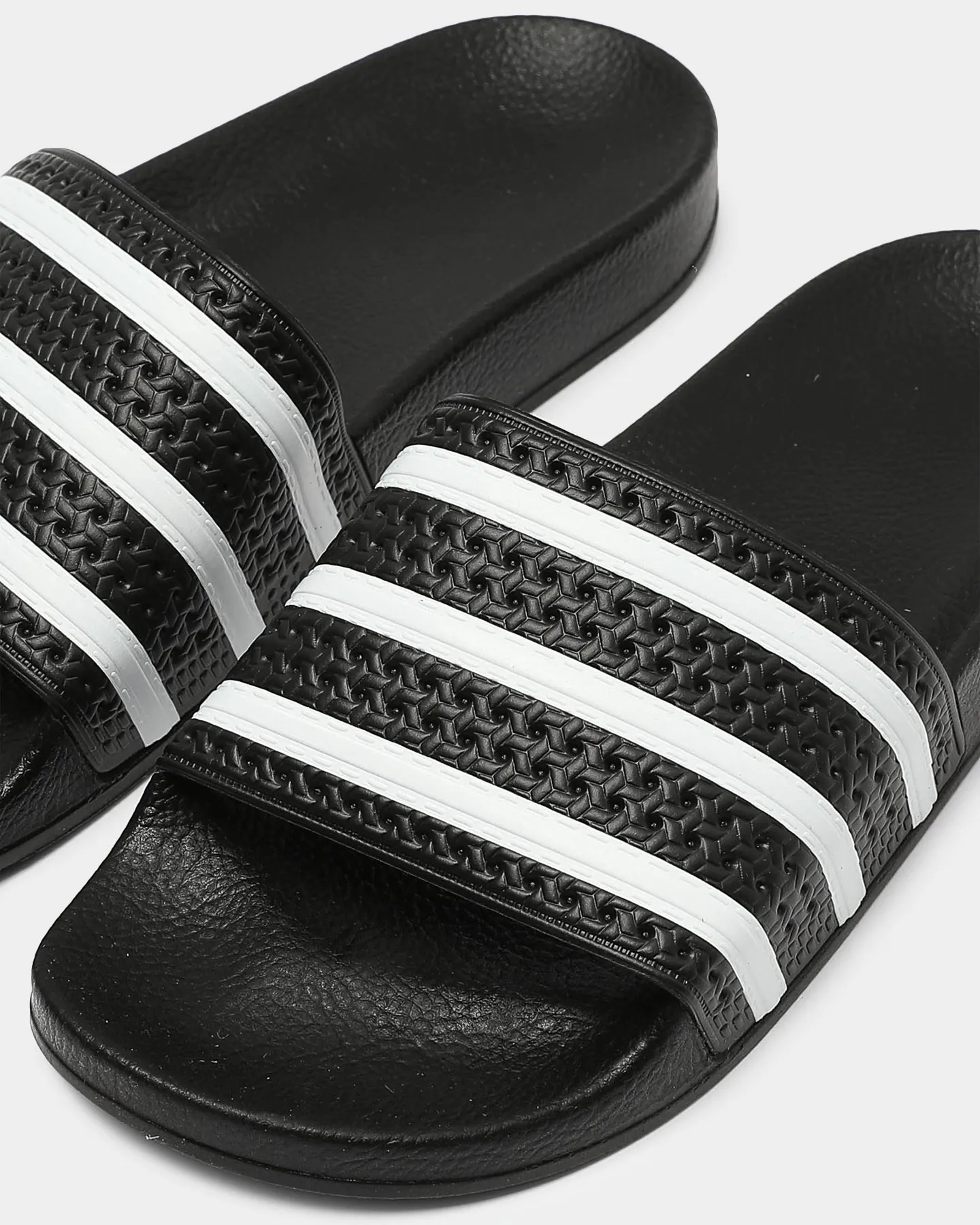 Breathable mesh Adidas Originals Adilette Slide Black/White