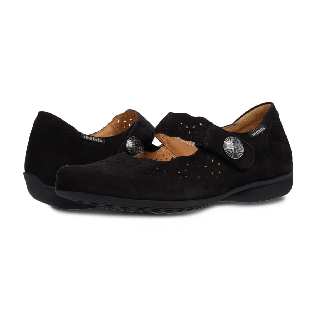 Silent Step Mephisto Mobils Women's Fabienne Black Nubuck