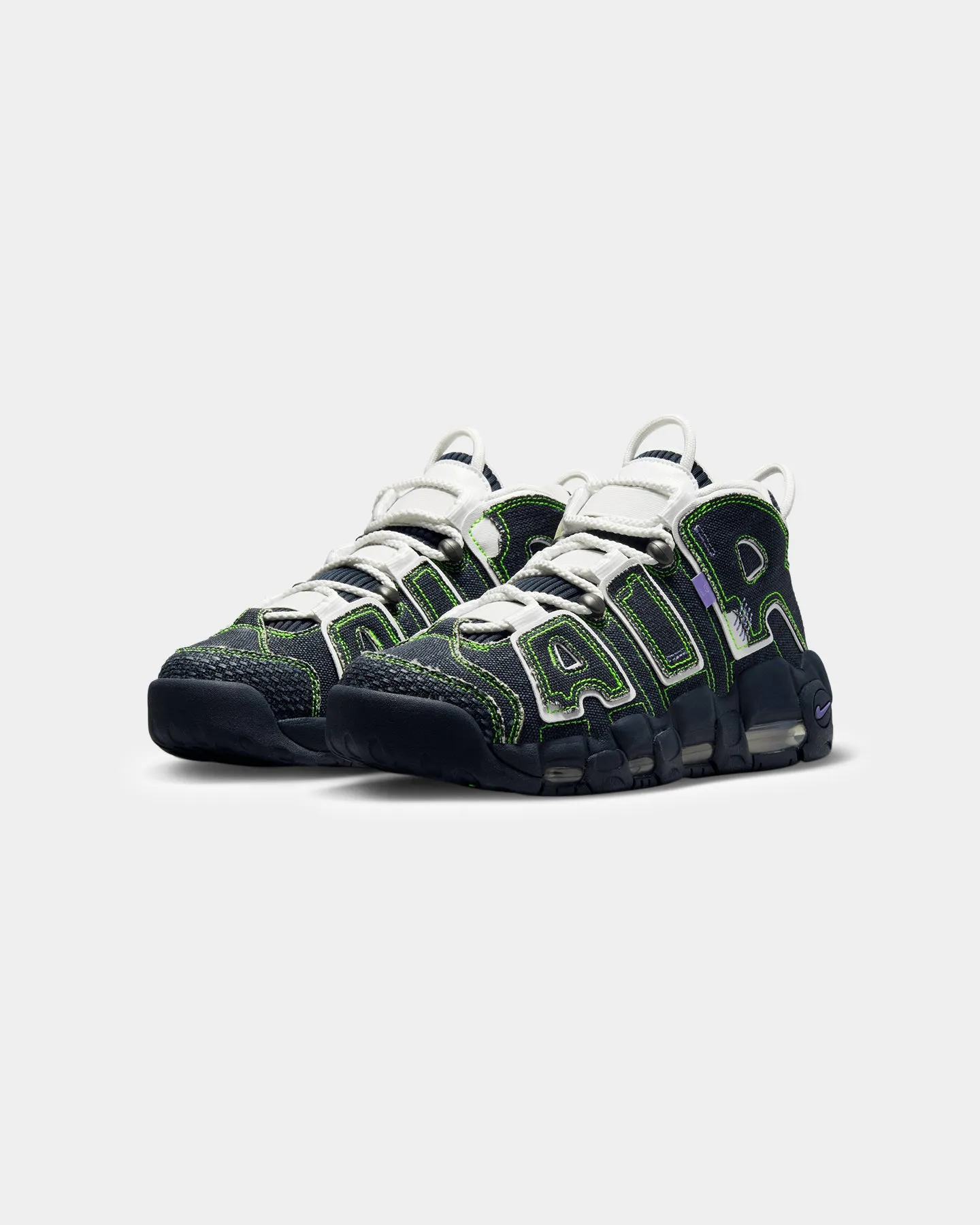 Nike Women's SWDC Air More Uptempo "Serena Williams" Dark Obsidian platform shoes