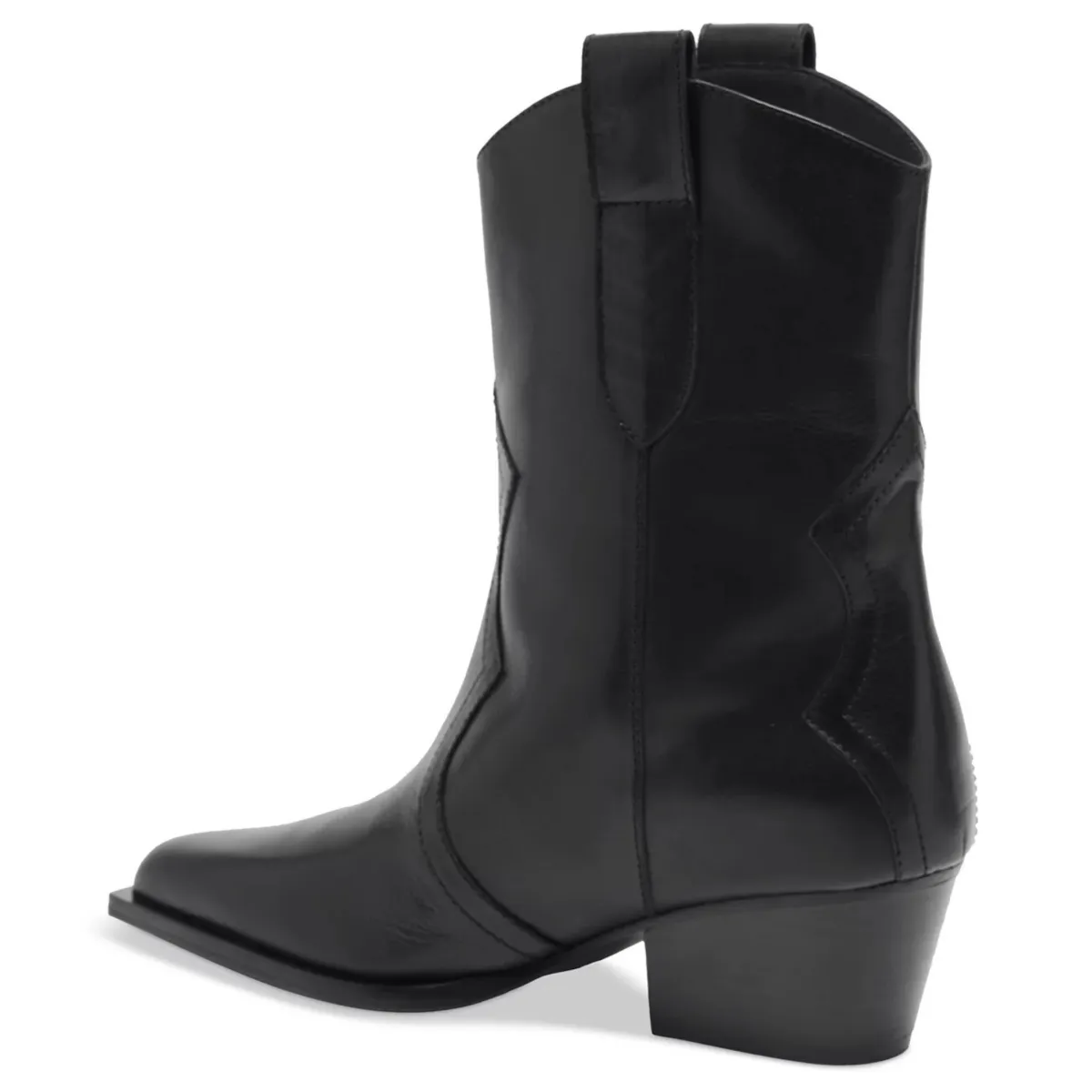 Skill Shade Country Club Free People Women's Cat Nap Cowboy Boots Black Leather