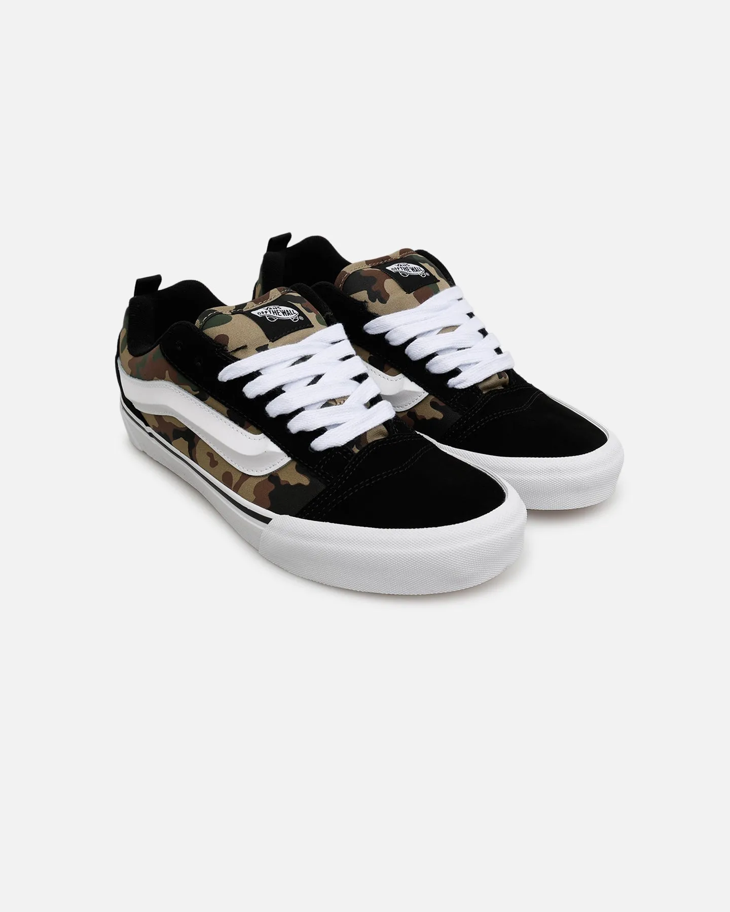 Comfort Platform Peace Mood Vans Knu Skool 'Camo' Black/Green