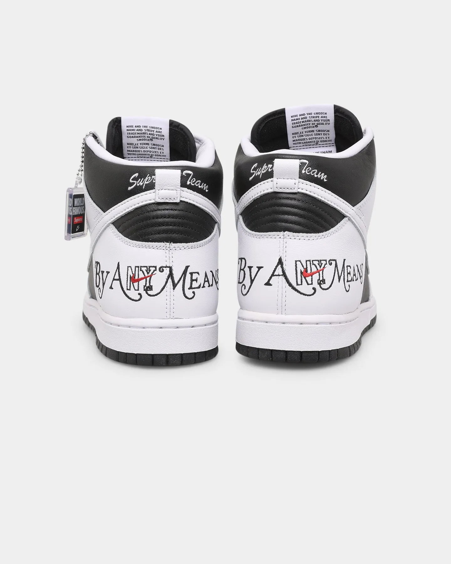 Air Boost Supreme X Nike Dunk SB High Black