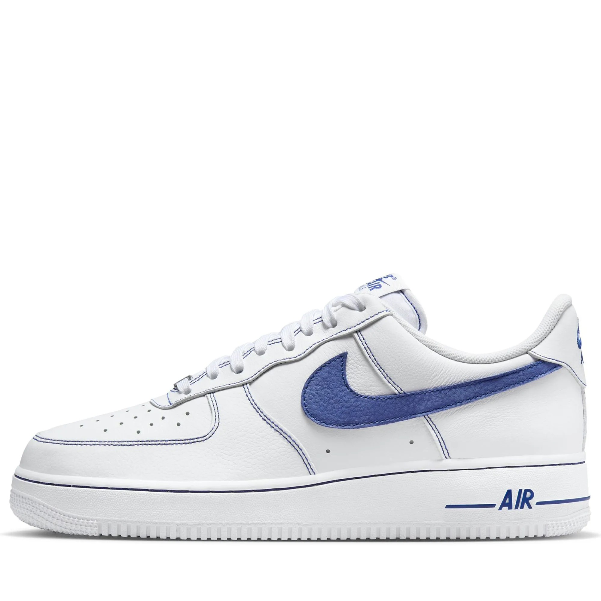 Nike Air Force 1 '07 LV8 - White/Deep Royal Blue Day Long Microfiber Lining