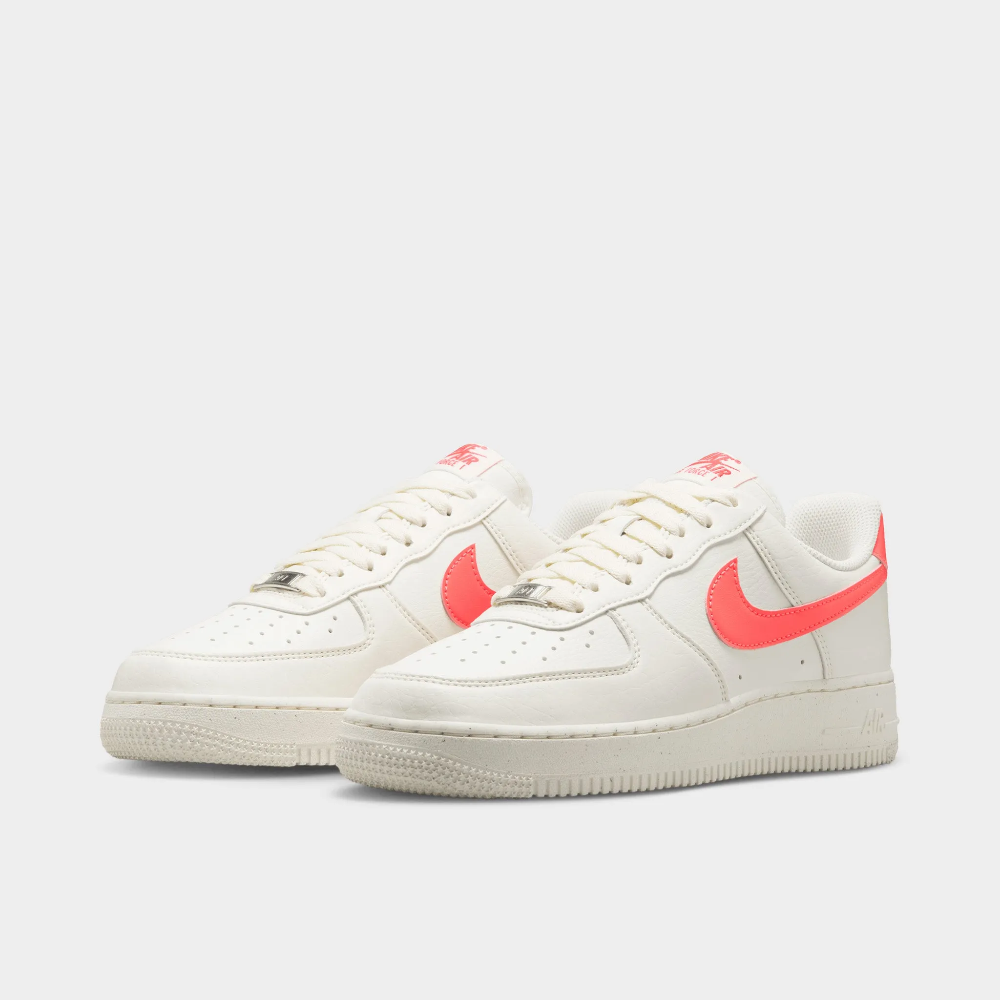 Nike Women's Air Force 1 '07 Next Nature Sail / Sail -  Hot Lava Comfy Pair