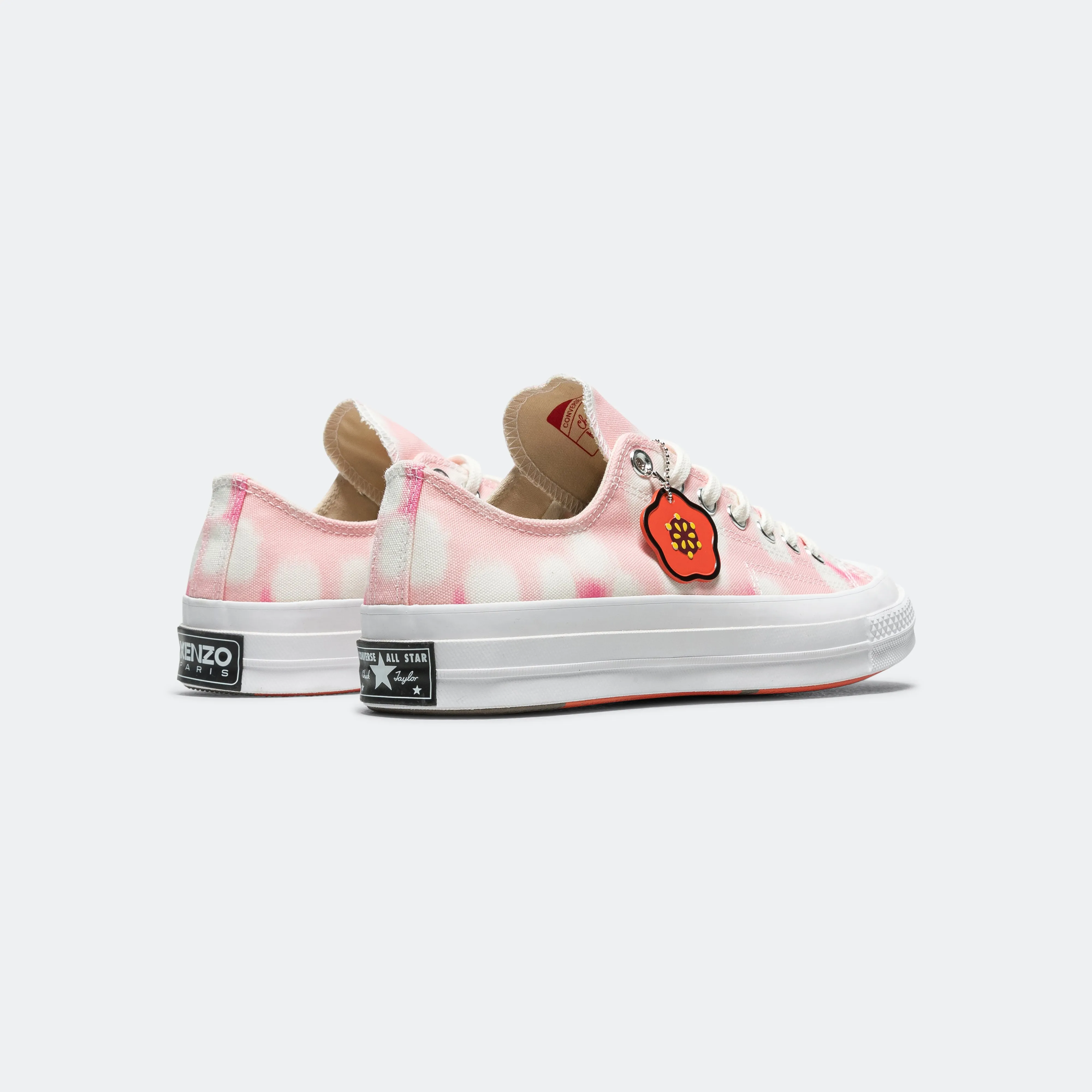 Chuck 70 Ox x Kenzo - Pink Cosmos/Strawberry Cream Carbon Fiber Insert Vegan Material Technology