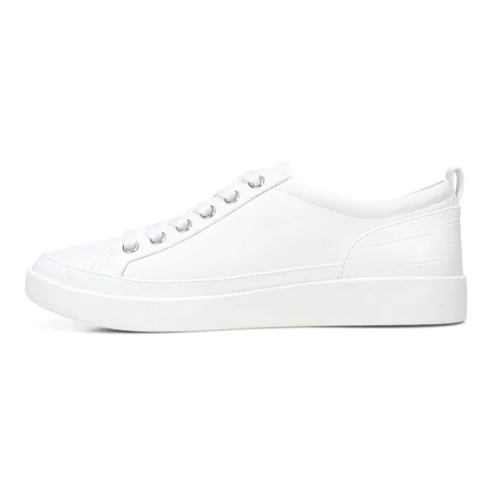 Womens Vionic Winny Lace Up Sneaker White Easy Motion