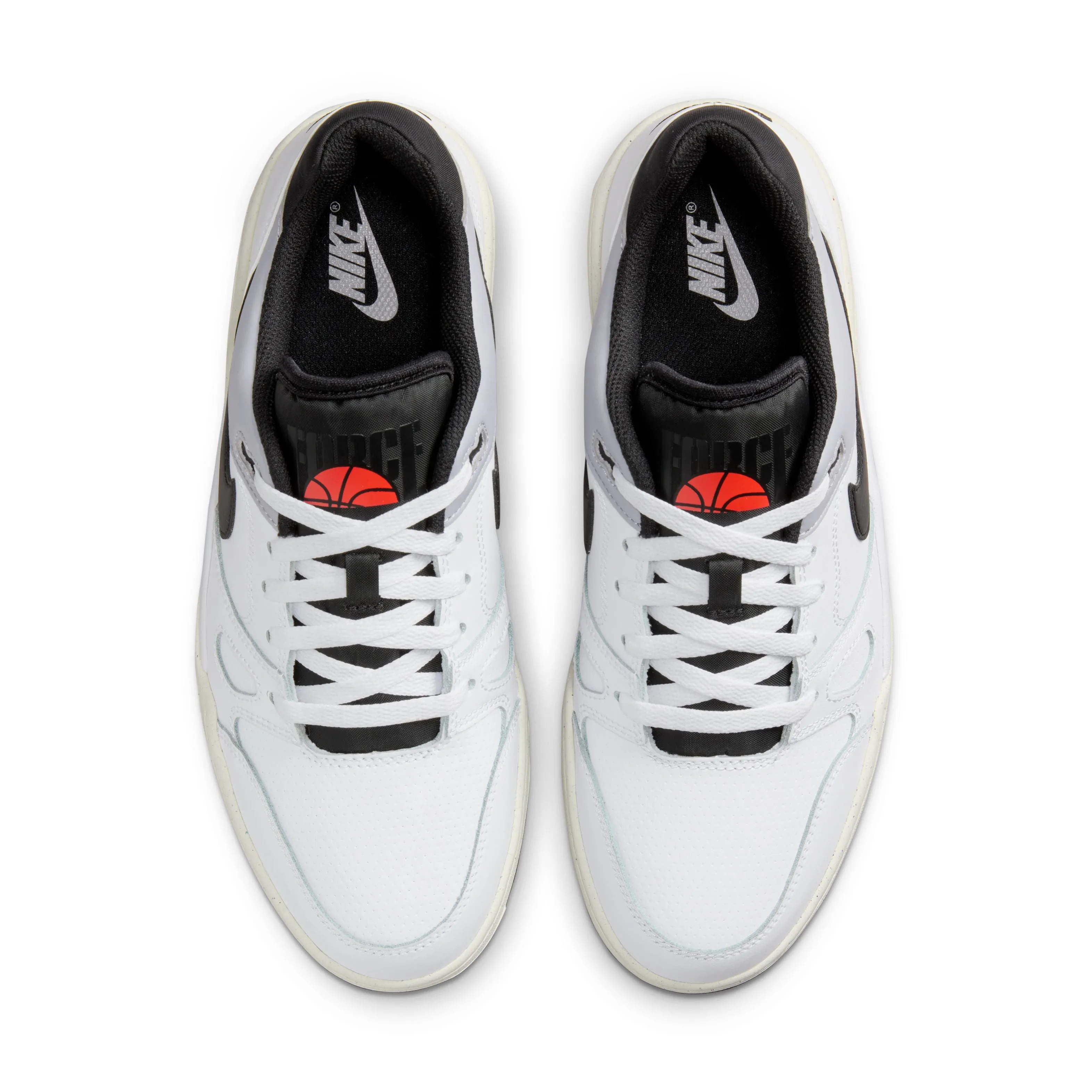 Full Force Low 'White Black' Fur Trim