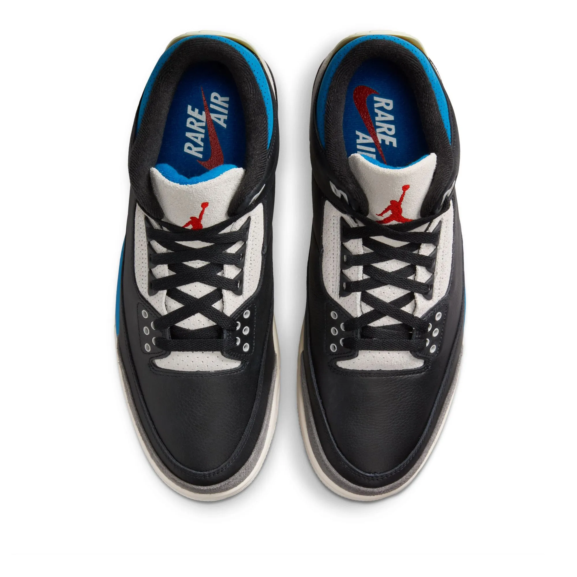 Quick Workout Air Jordan 3 Retro OG 'Rare Air' - Black/Chile Red