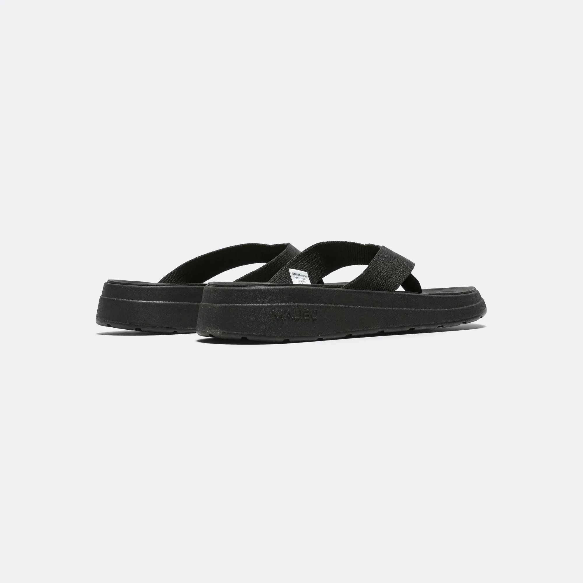 Surfrider - Black Fashion Forward Cushioned Sole