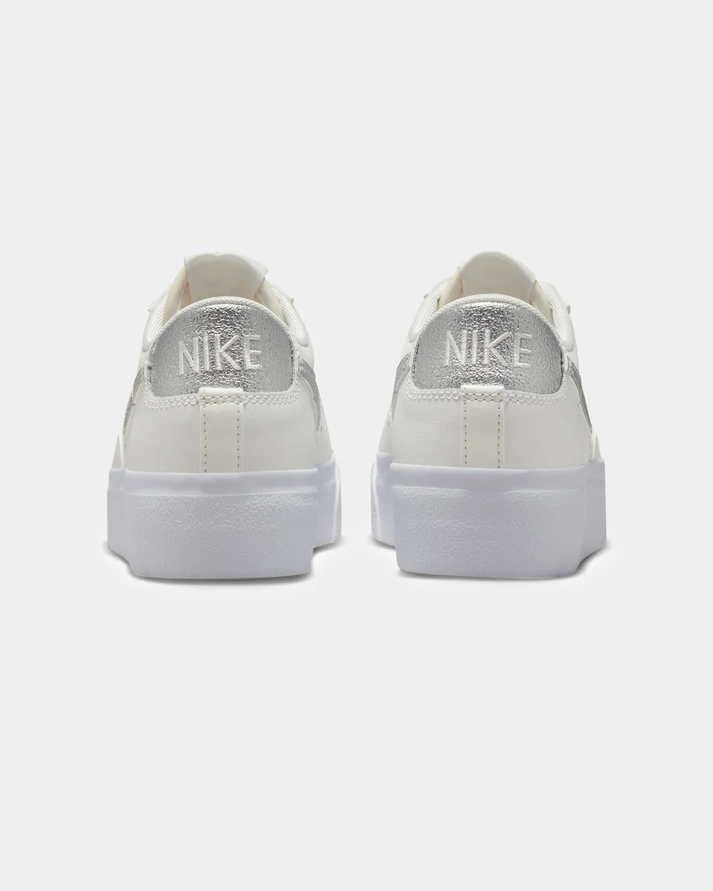 Nike Women's Blazer Low Platform Summit White/Metallic dancing - style