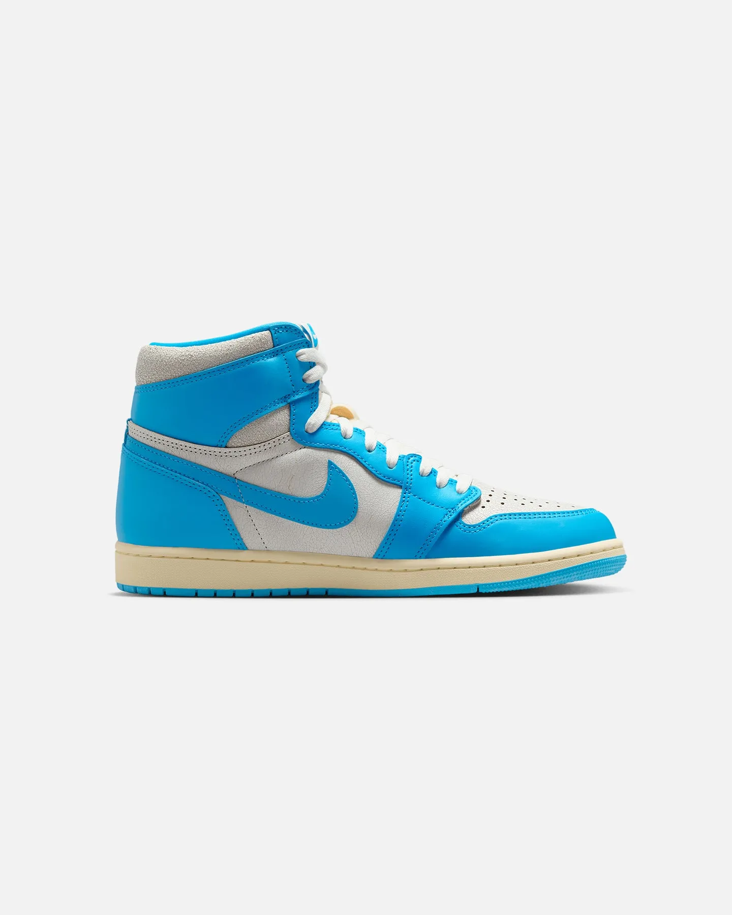Black Edge Red Glow Jordan Air Jordan 1 Retro High OG  Reimagined "UNC" Powder Blue/Sail