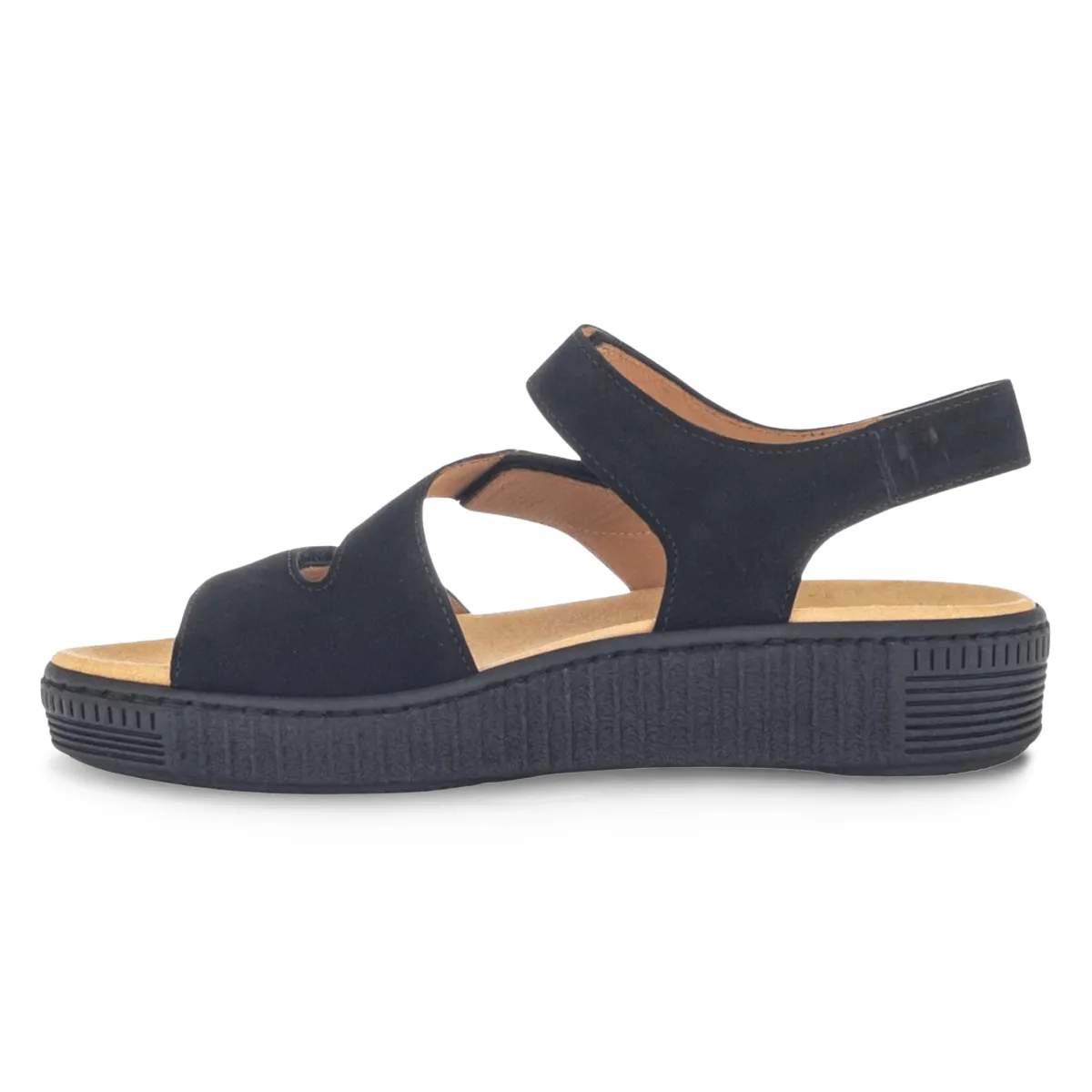 Toe Protection Rich Shade Gabor Women's 43.600.17 Black/Black Suede