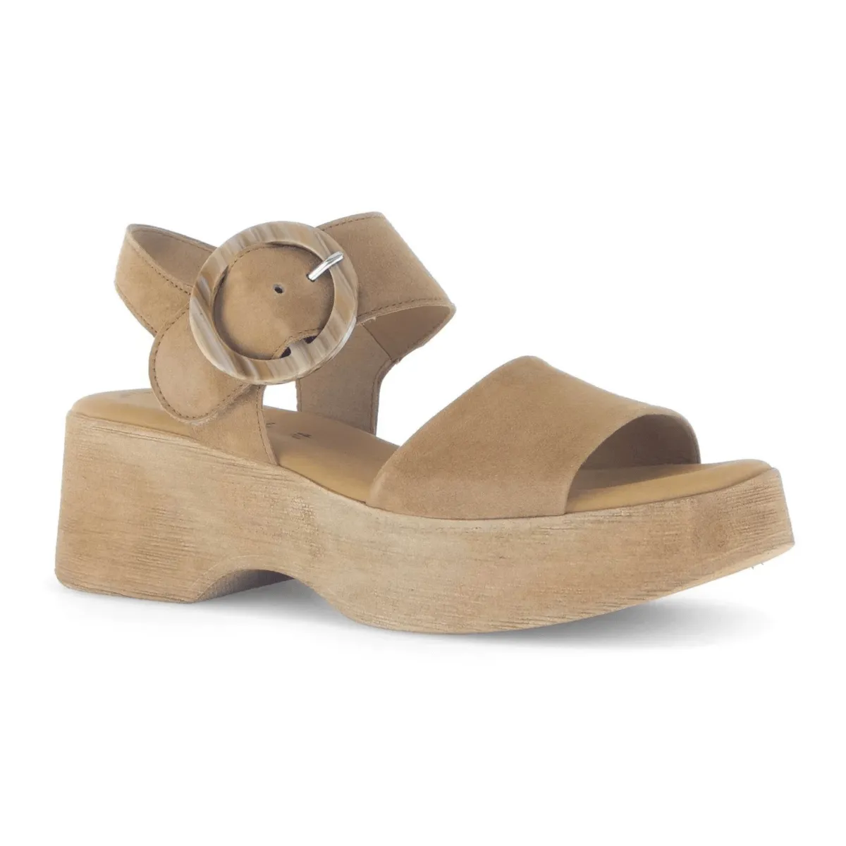 Gabor Women's 64.520.14 Walnut Suede Leather Everyday Style Music Night