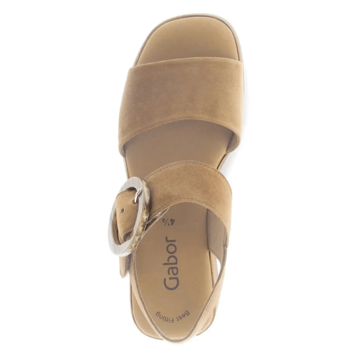 Opulent Edge Cool Shade Gabor Women's 64.520.14 Walnut Suede Leather