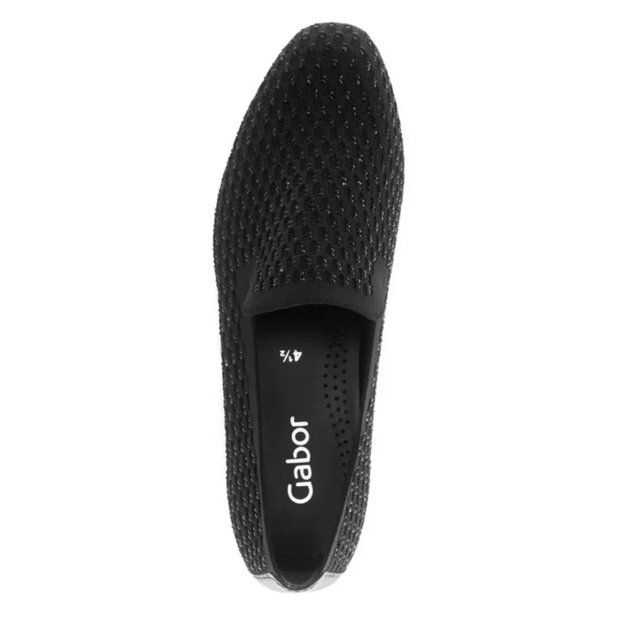 Gabor Women's 65.216.47 Black Glitter Power Step