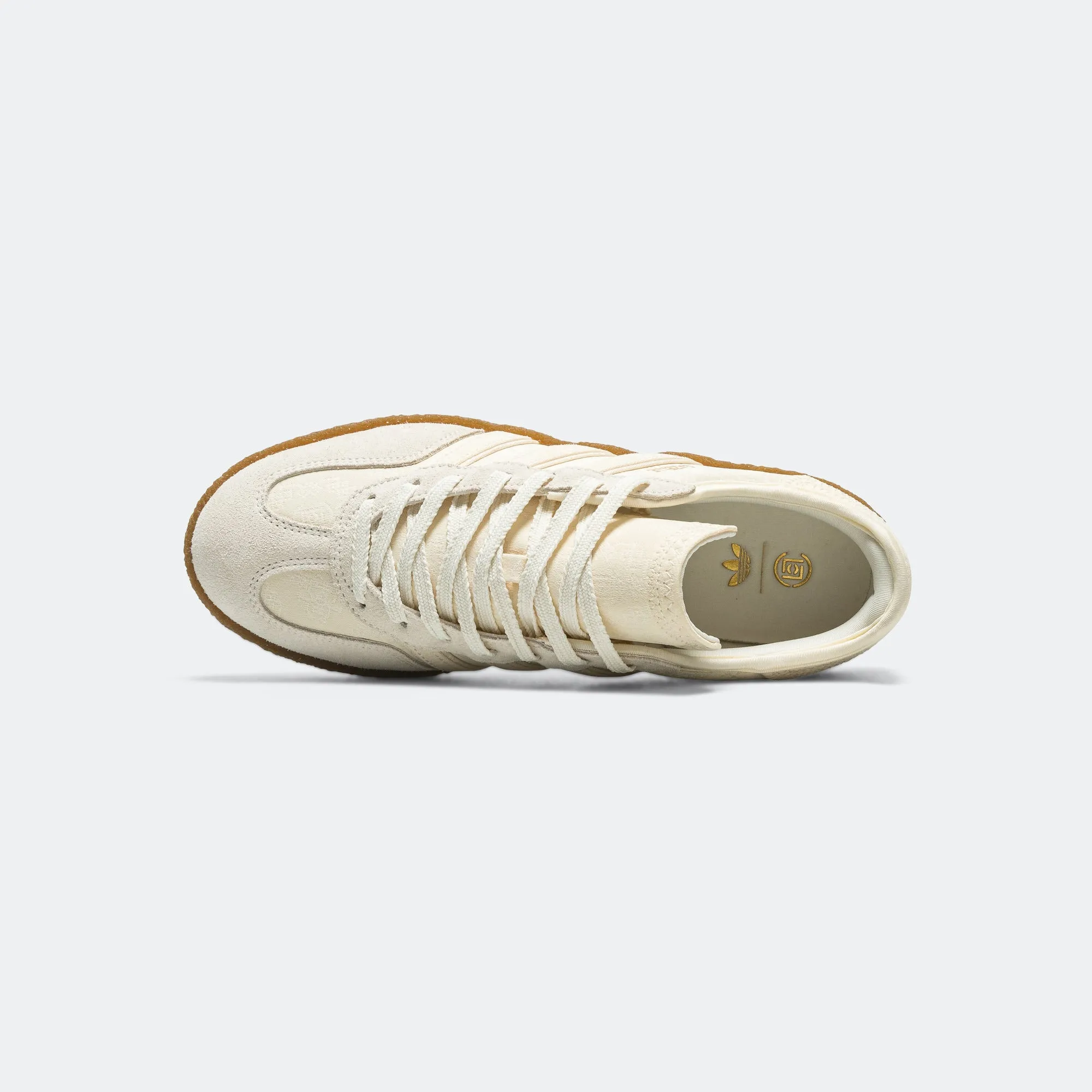 Gazelle by Edison Chen x CLOT - Cream White/Core White-Gold Metallic Traction Grip Fashion-Forward