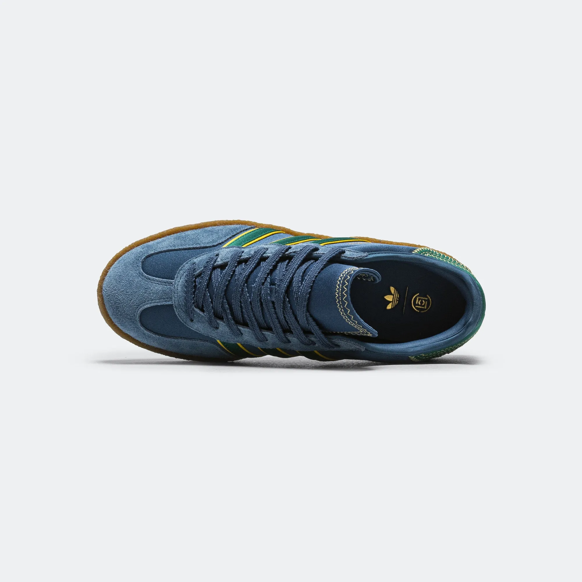 All Gender Gazelle by Edison Chen x CLOT - Navy Marine/Collegiate Green-Hazy Yellow