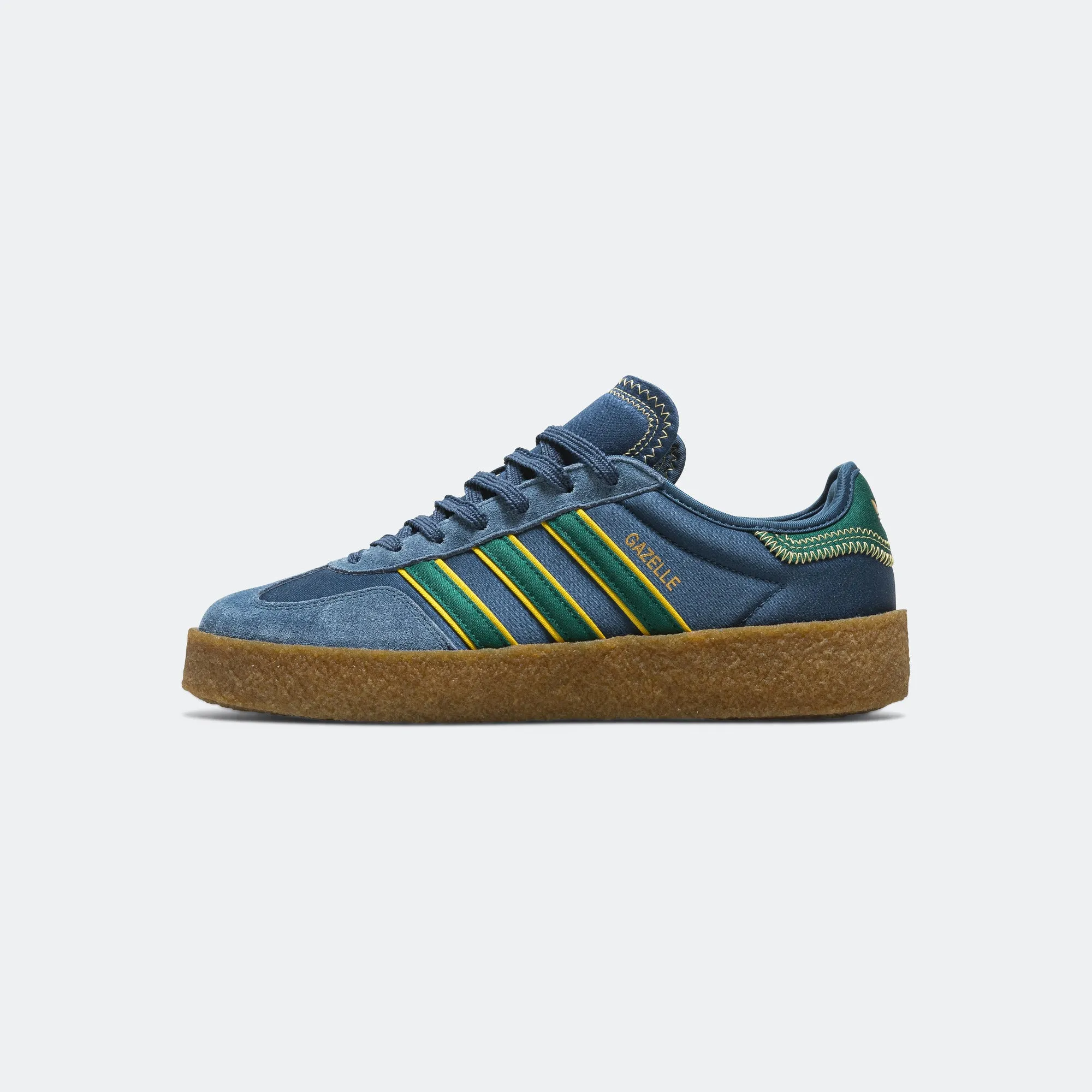 Gazelle by Edison Chen x CLOT - Navy Marine/Collegiate Green-Hazy Yellow Tension Balance System
