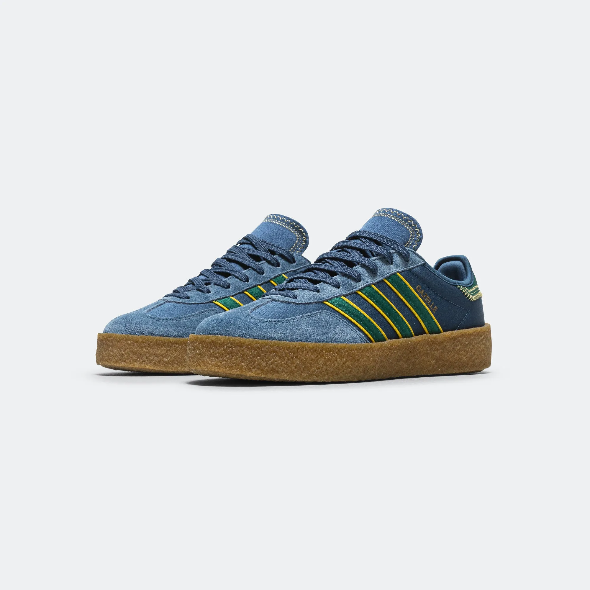 Gazelle by Edison Chen x CLOT - Navy Marine/Collegiate Green-Hazy Yellow High   Top