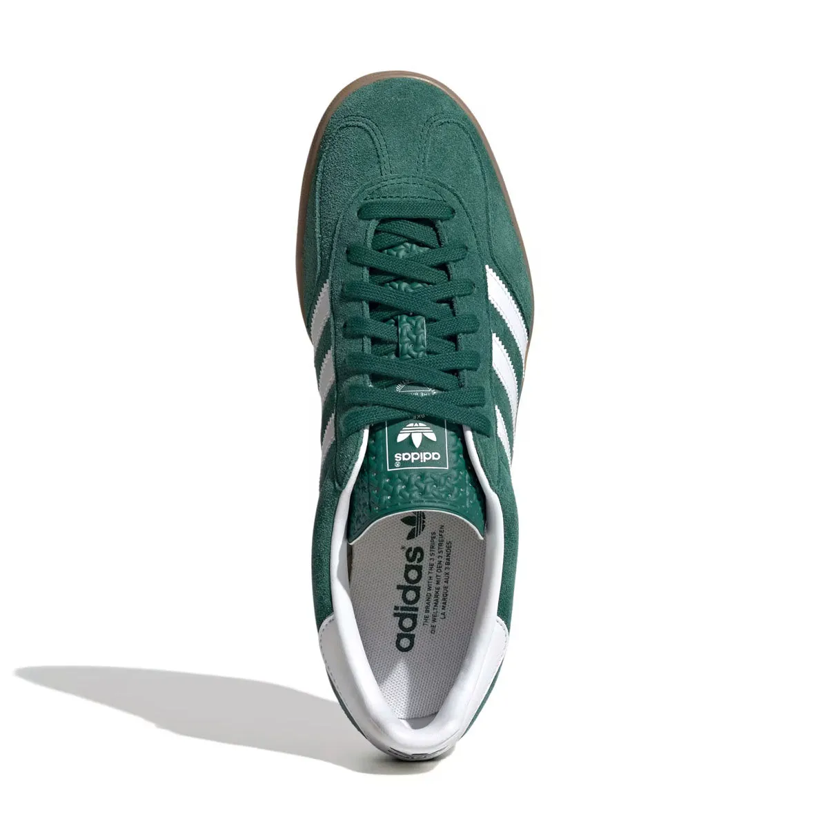 Gazelle Indoor 'Collegiate Green White Gum' cross - trainers' versatility