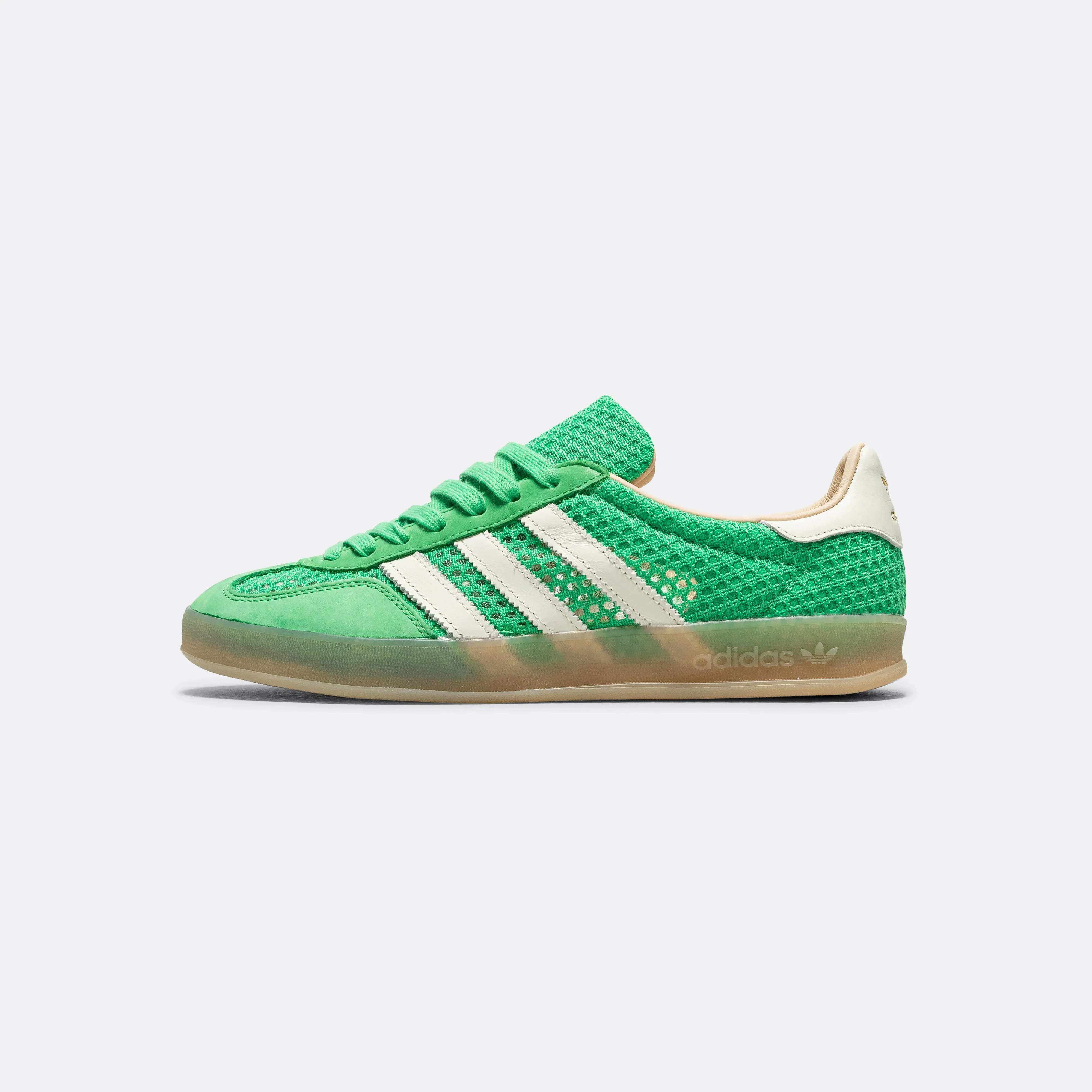 Gazelle Indoor - Energy Green/Off White-Magic Beige Lightweight Canvas Molded Midsole Tech
