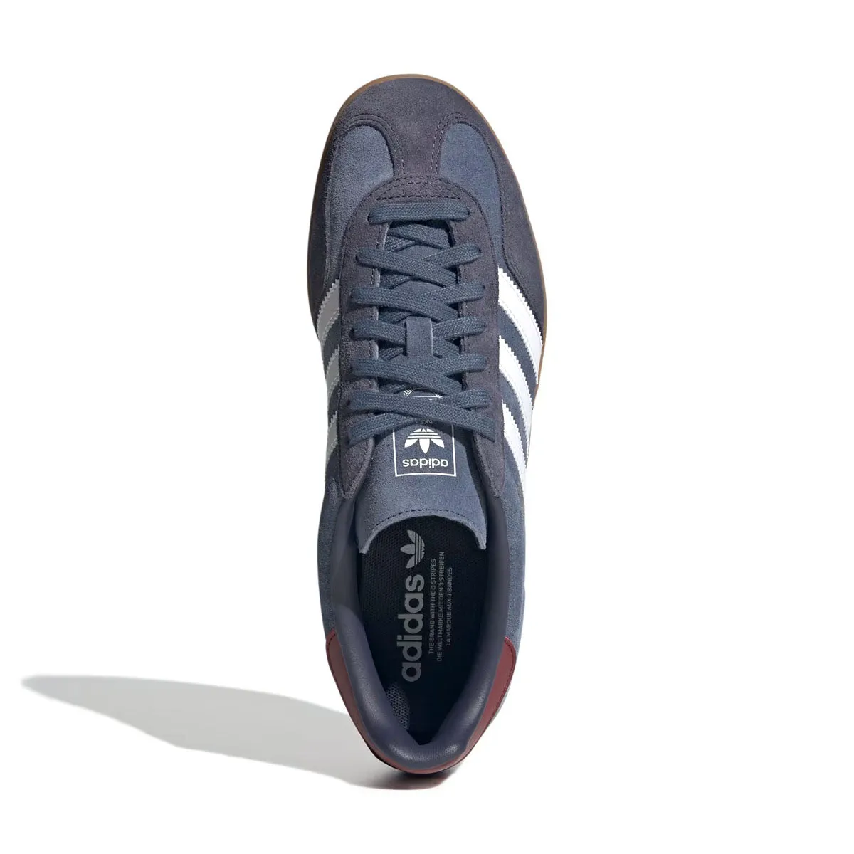 Gazelle Indoor 'Preloved Ink Cloud White' Cushioned Footbed Running
