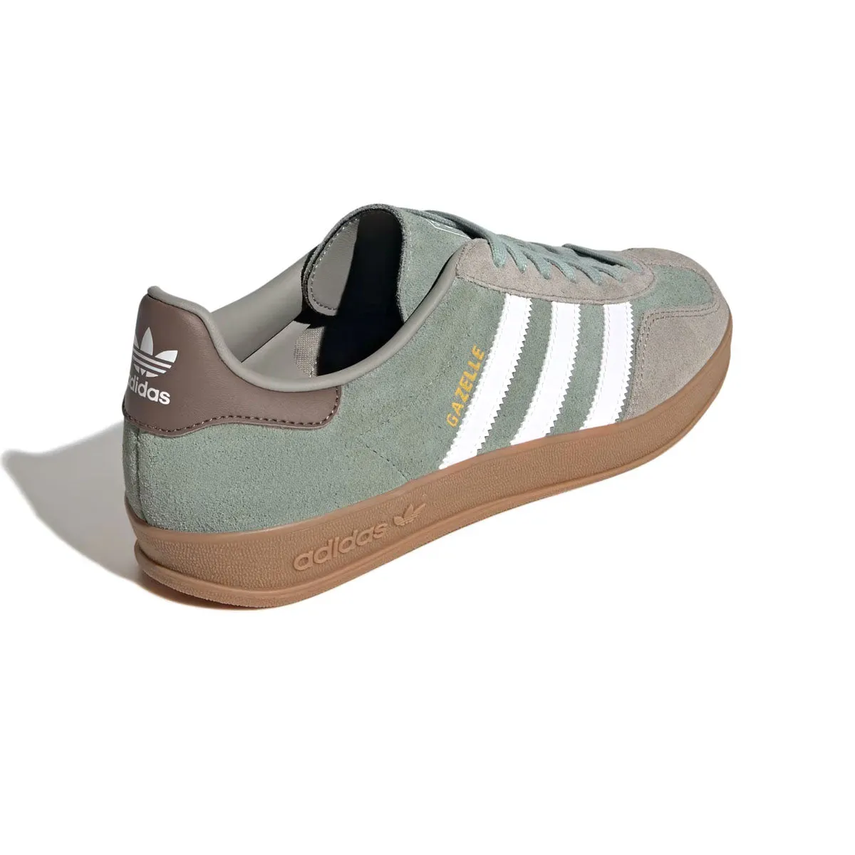 Gazelle Indoor 'Silver Pebble Silver Green' skiers elastic - closure
