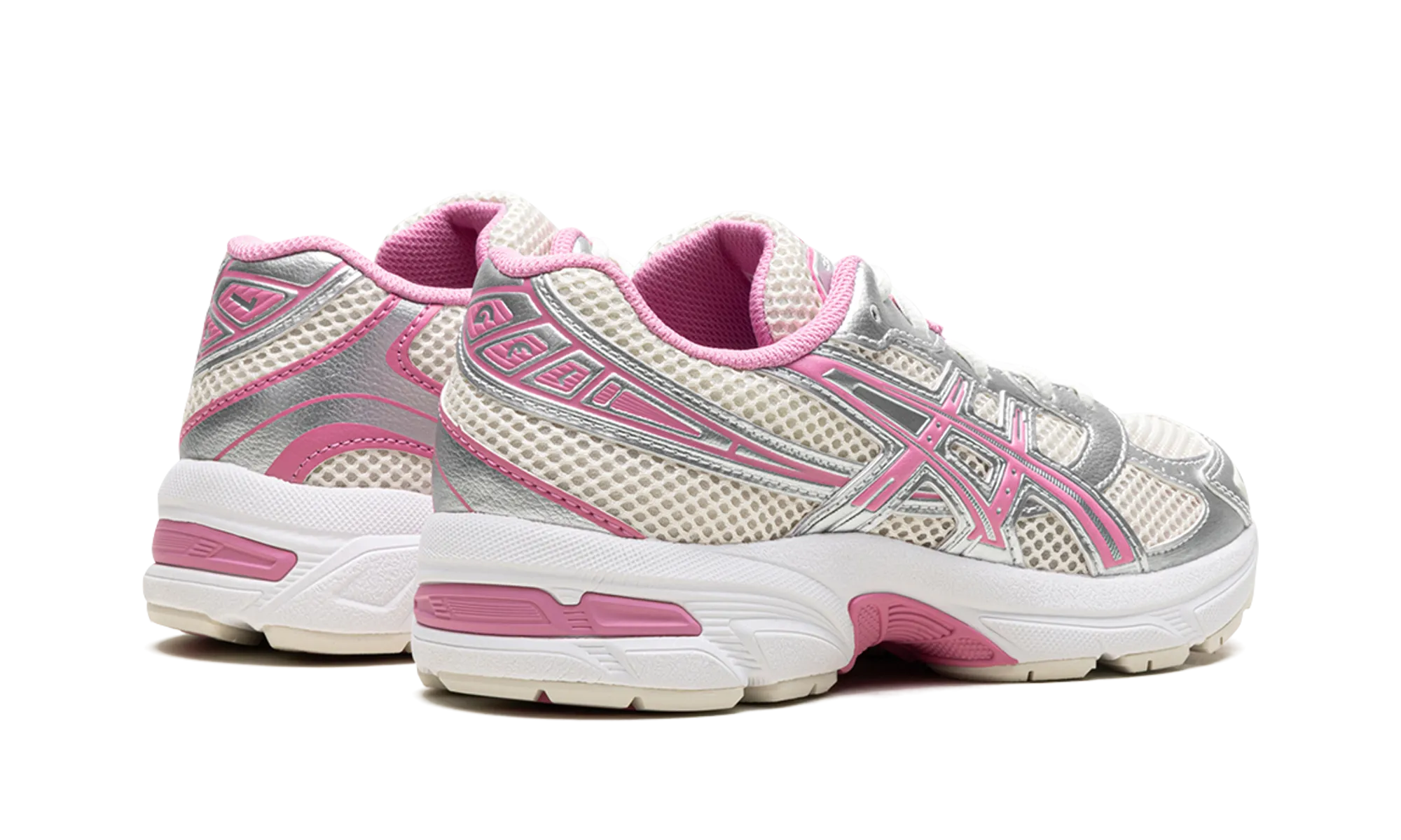 running on a wooden track shoes High Elasticity Gel 1130 GS "Cream Sweet Pink"