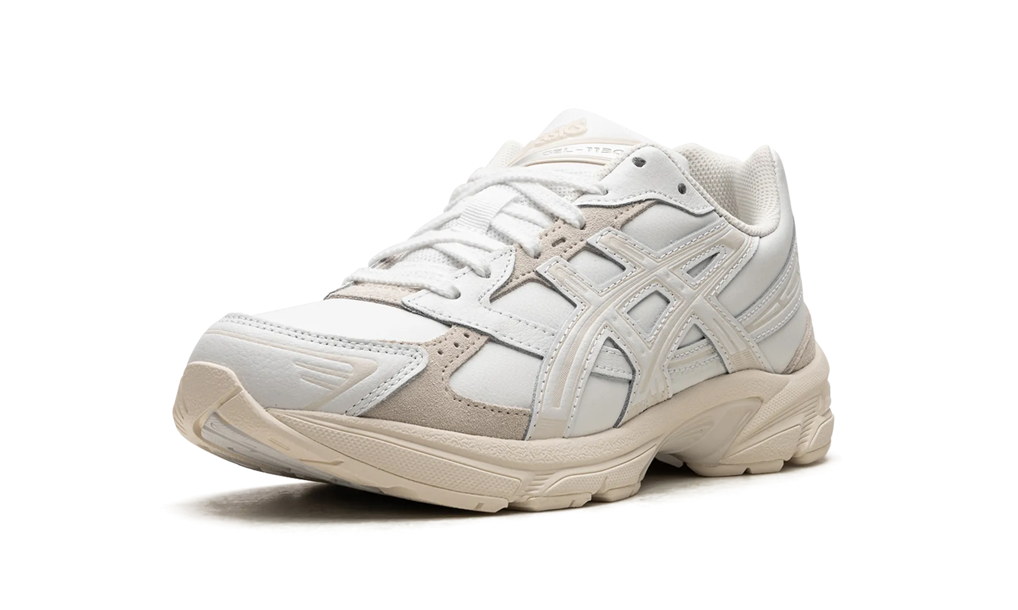 GEL-1130 "Cream Leather" group running shoes Trustworthy brand