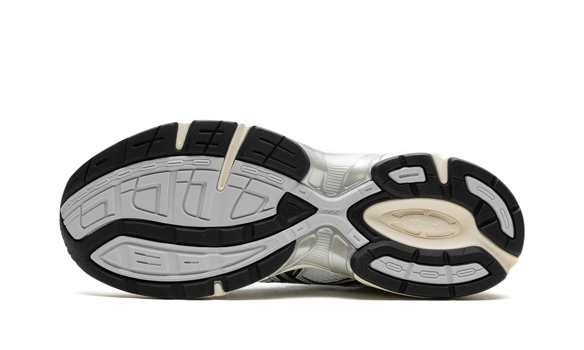 Gel 1130 "White / Cloud Grey" animal - print running wear