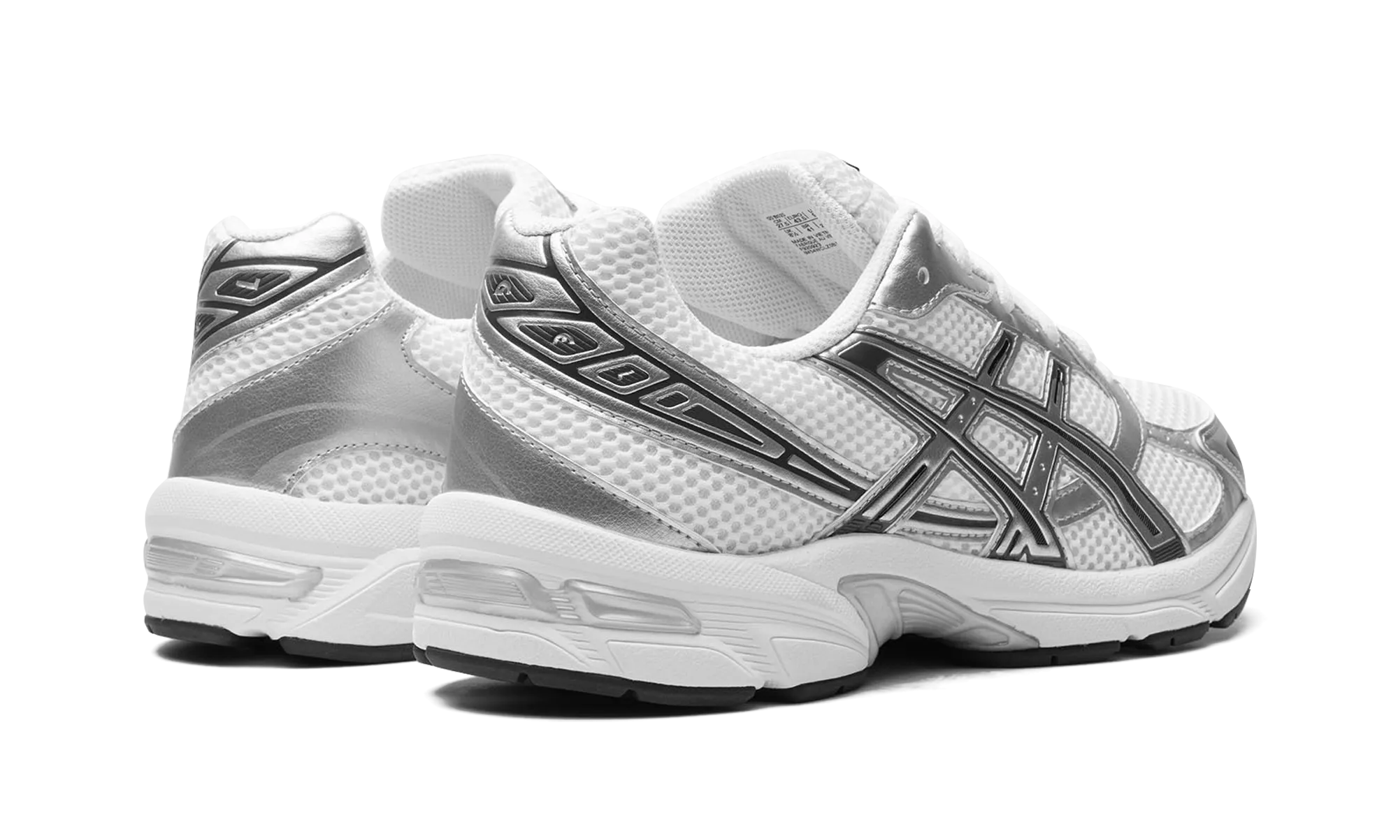 low - heeled running shoes running in new tracks shoes Gel 1130 "White Pure Silver"