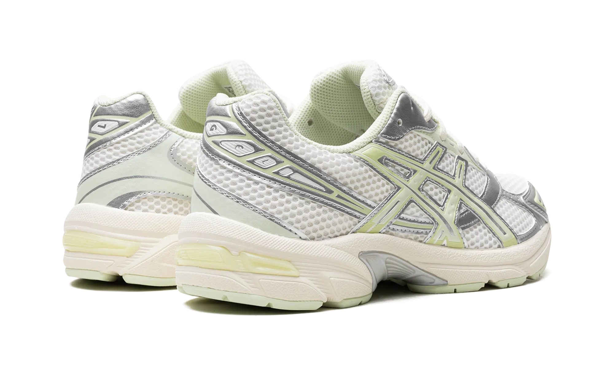 GEL-1130 WMNS "Silver / Green" professional - grade shoes Mobile App Integration