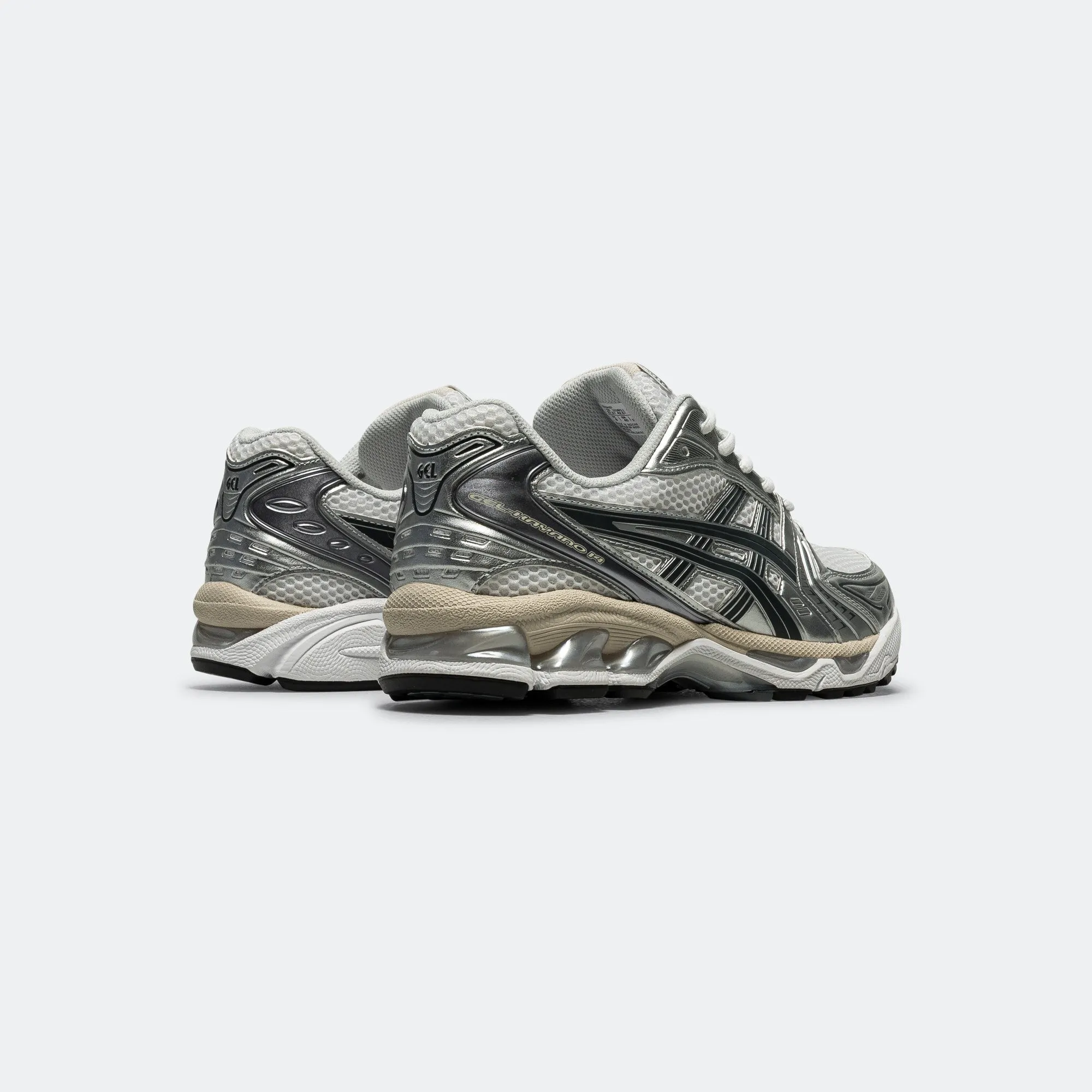 Classy flair GEL-Kayano 14 - White/Graphite Grey