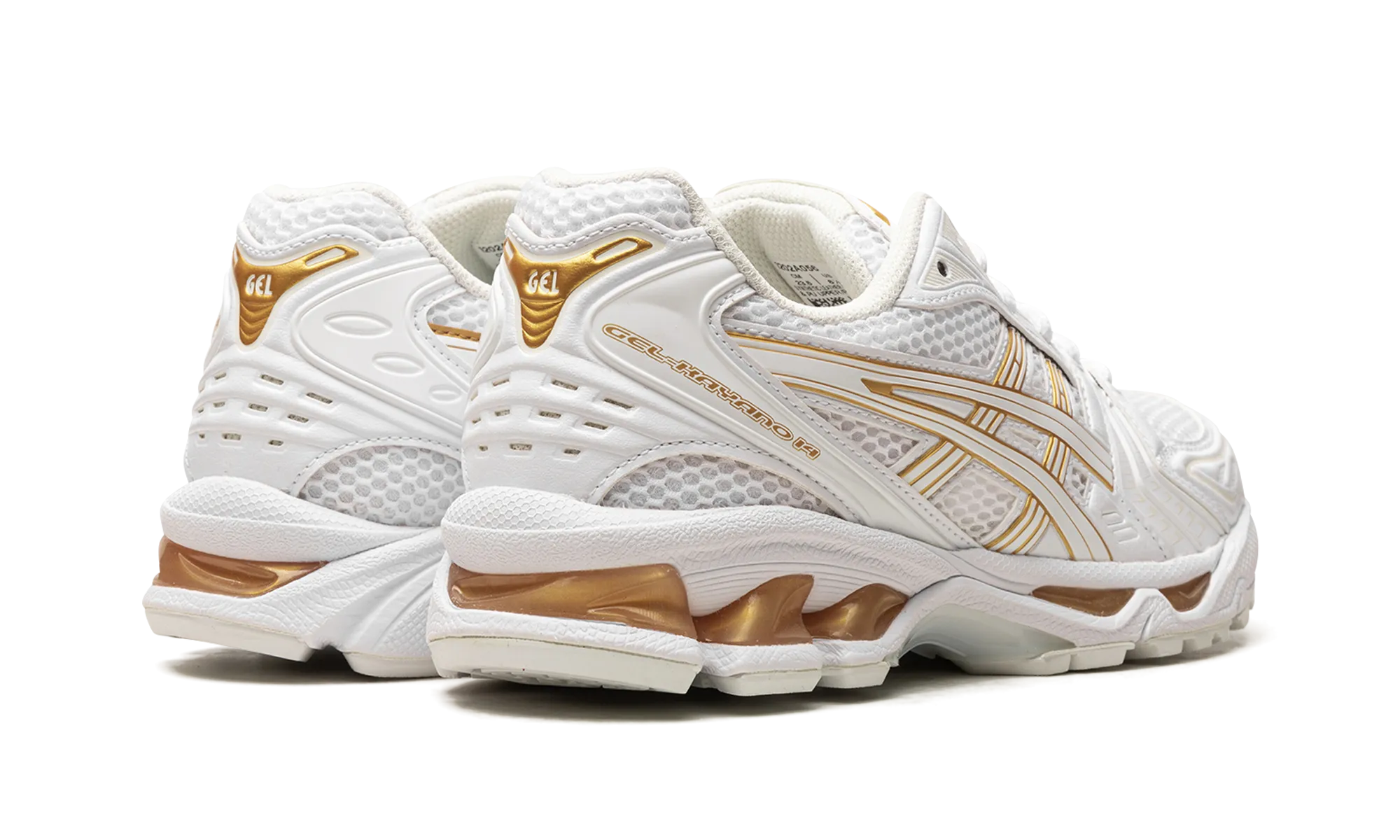 Walking Vibe GEL KAYANO 14 WMNS "White / Gold"