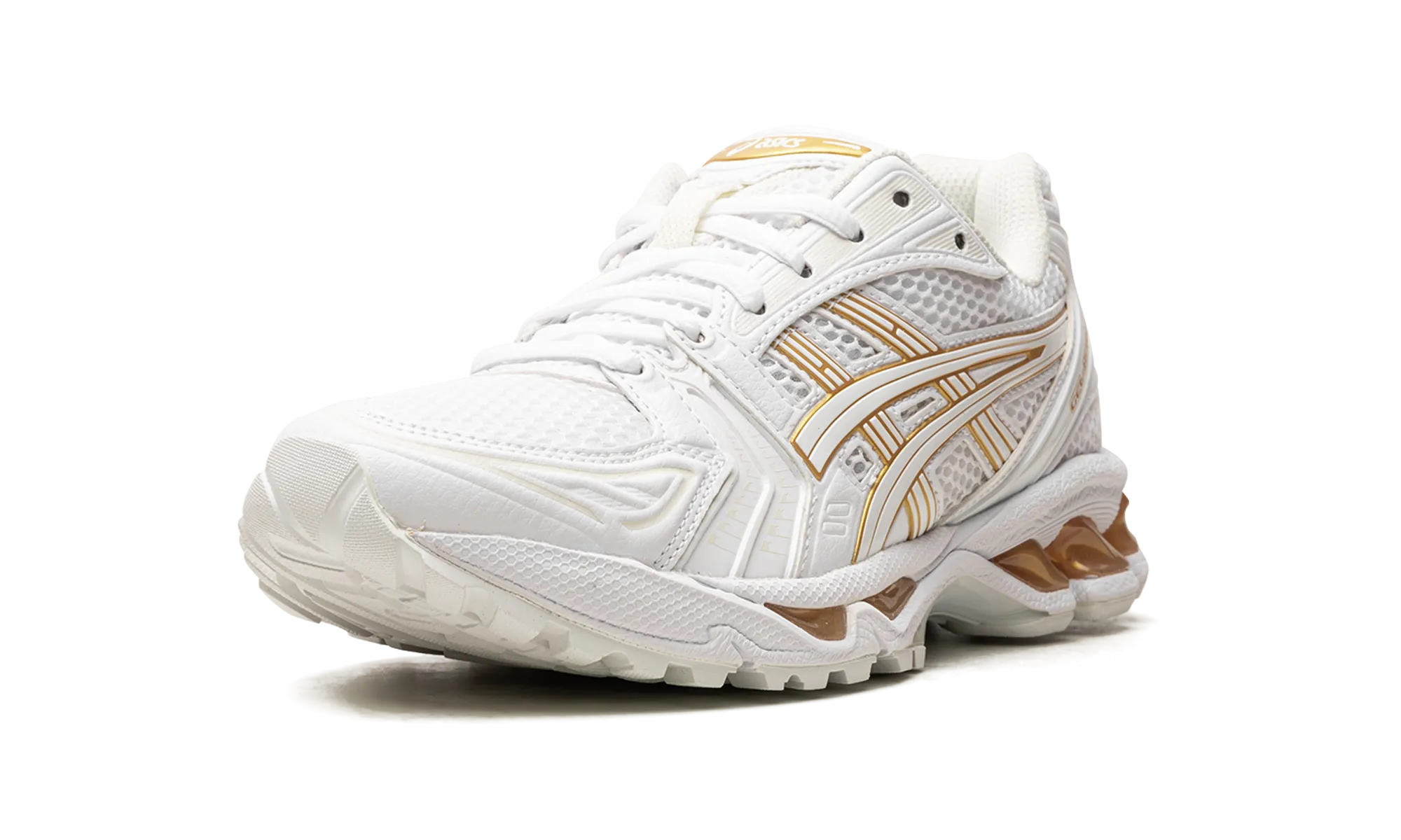 GEL KAYANO 14 WMNS "White / Gold" Relax Style Multi Purpose