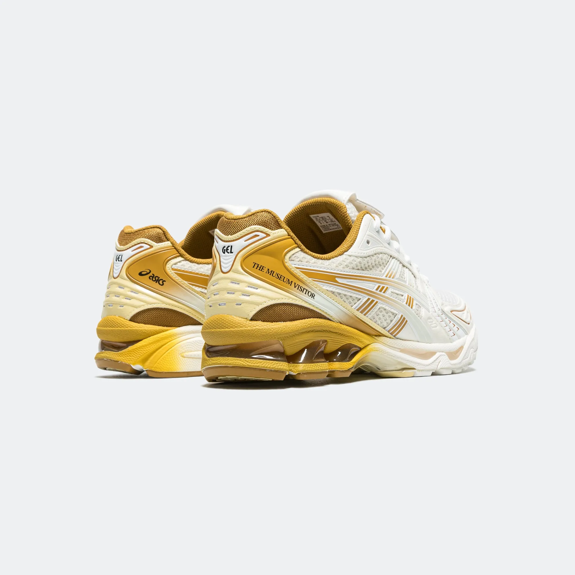 Low Impact Cushioning GEL-Kayano 14 x THE MUSEUM VISITOR - Cream/Mineral Brown