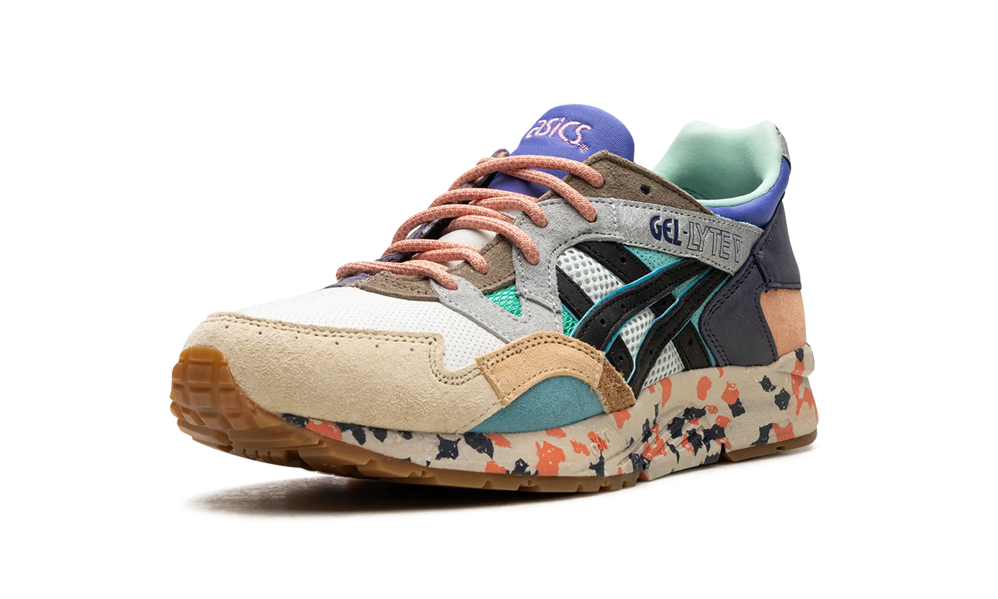 secure fastening shoes casual sports footwear Gel Lyte 5 "RE:Material"