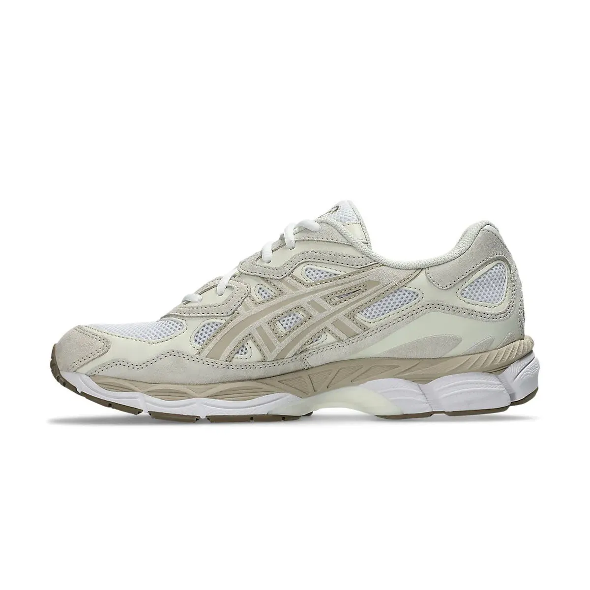 GEL-NYC 'White Feather Grey' On Trend Leather Upper
