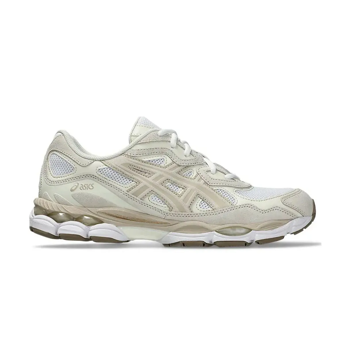 GEL-NYC 'White Feather Grey' Unique cushioning Red