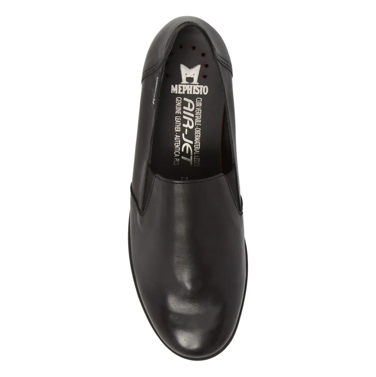 Mephito Women's Korie Black Leather Refined Style Silent Walk