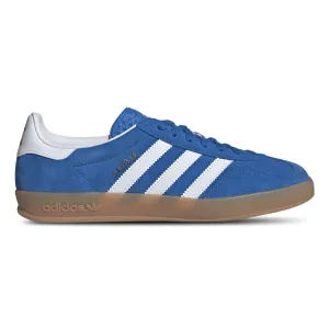 Pattern Play Soft Leather Adidas Men's Gazelle Indoor Blue Bird/Cloud White/Gum