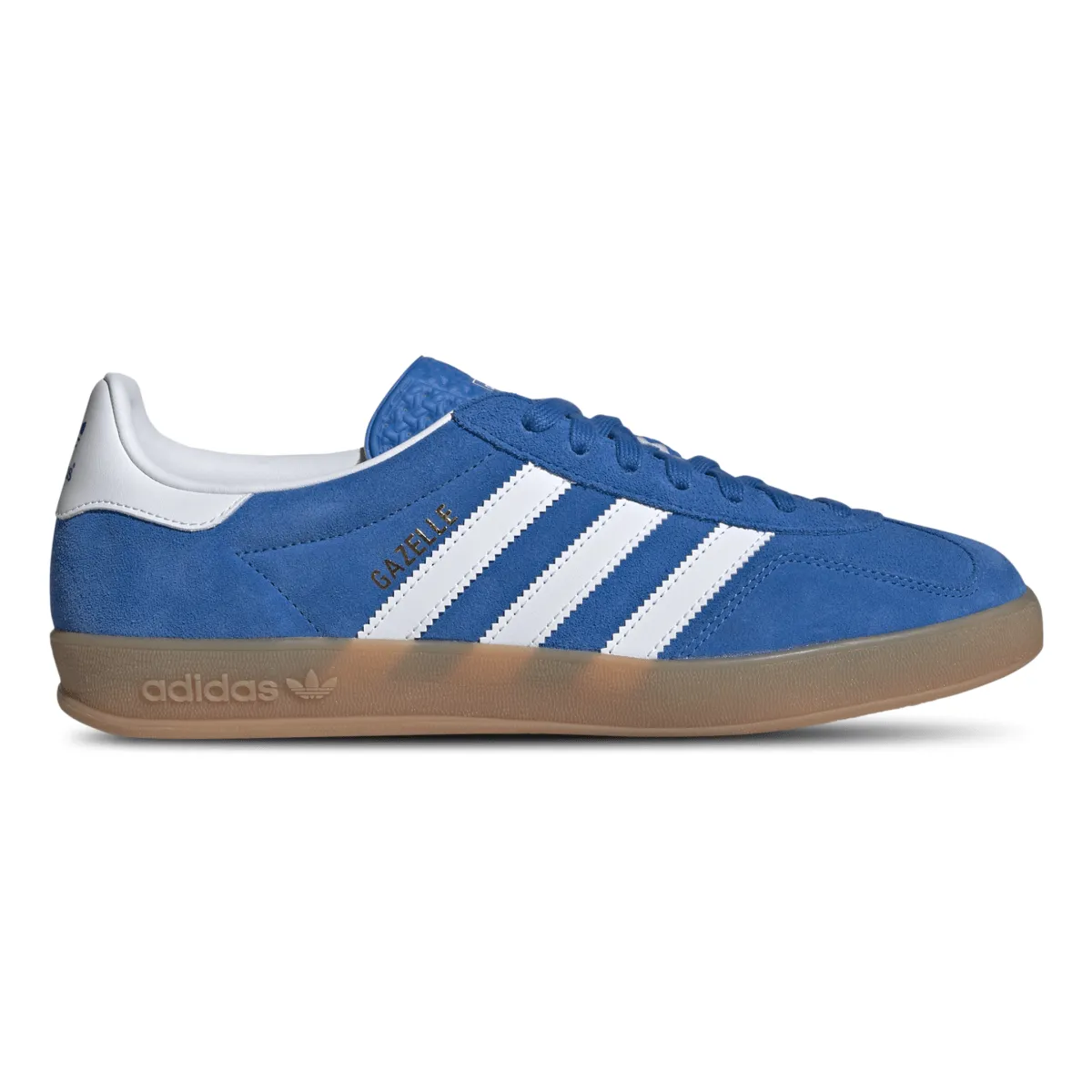 Pattern Play Soft Leather Adidas Men's Gazelle Indoor Blue Bird/Cloud White/Gum
