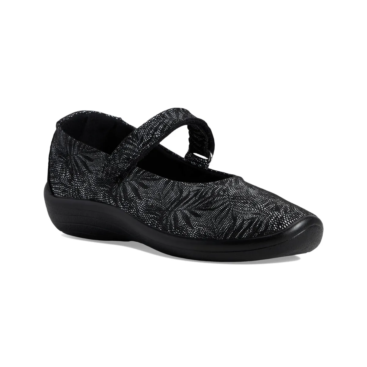 Arcopedico Women's Estrela Black Palm Metal Accents Weather Guard