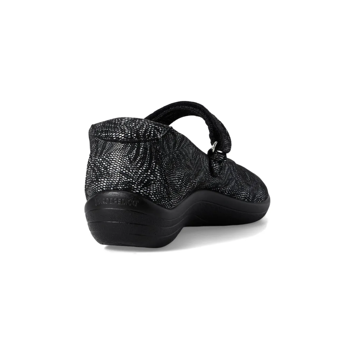 Comfortable Sole High-End Leather Arcopedico Women's Estrela Black Palm