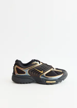 fade - resistant Street Chic Air Pegasus Wave Premium 'Black Metallic Gold' Sneakers